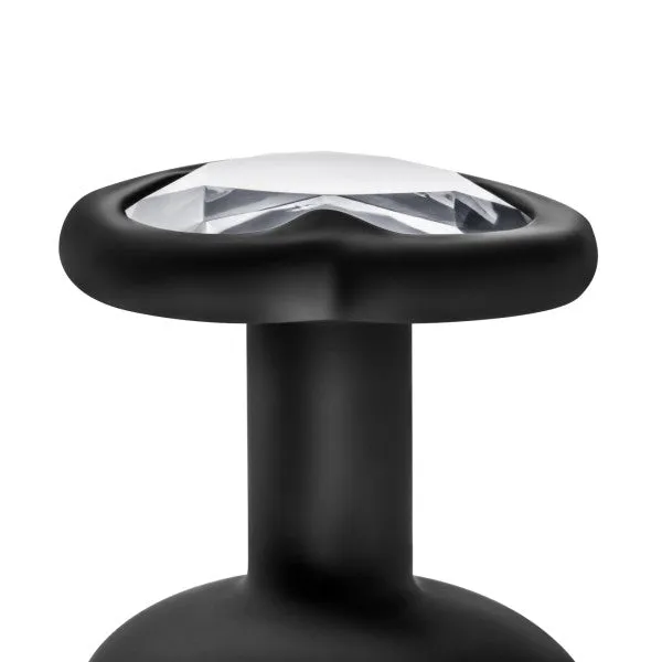Blush Anal Temptasia Bling Small Silicone Butt Plug Black