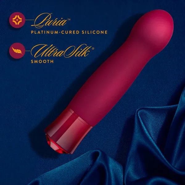 Blush Female Sex Toys Oh My Gem Classy Garnet Warming Internal External Vibrator