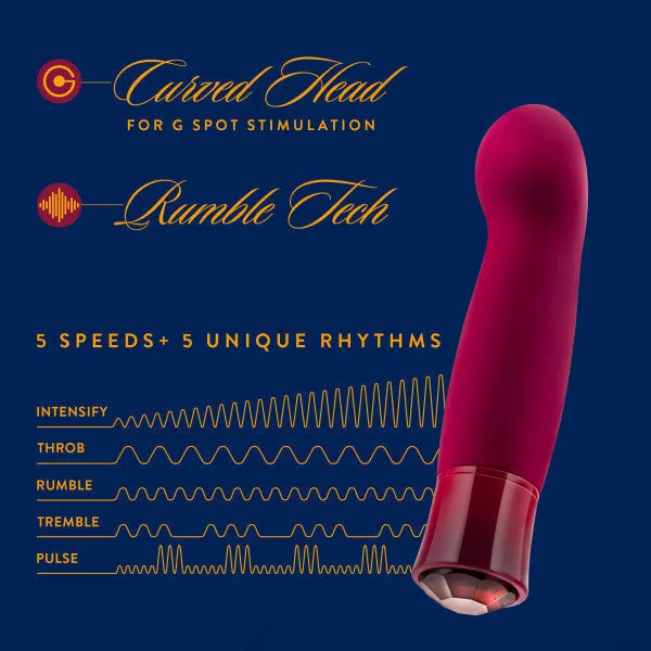 Blush Female Sex Toys Oh My Gem Classy Garnet Warming Internal External Vibrator