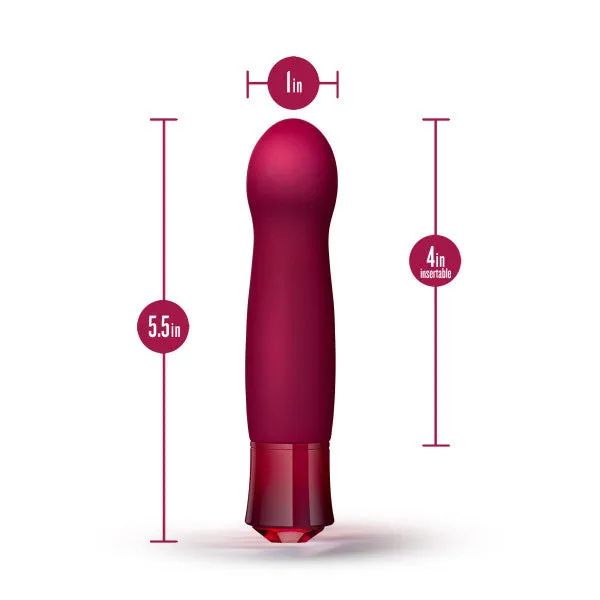 Blush Female Sex Toys Oh My Gem Classy Garnet Warming Internal External Vibrator