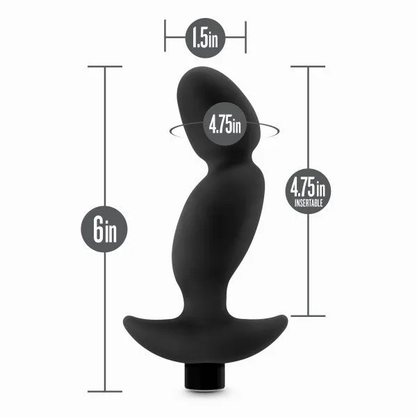 Blush Male Sex Toys Anal Adventures Pinpoint Silicone Vibrating Prostate Massager