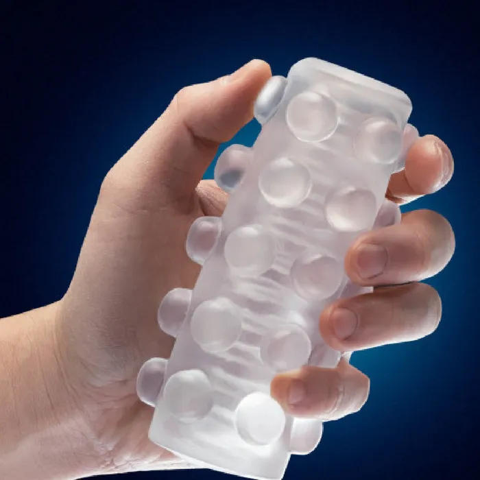 Blush Male Sex Toys Rize Swich Self Lubricating Glow in the Dark Reversible Stroker