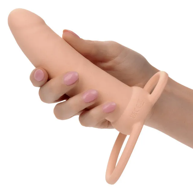 California Exotic Novelties Inc Female Sex Toys Performance Maxx Rechargeable Thick Dual Penetrator Ivory