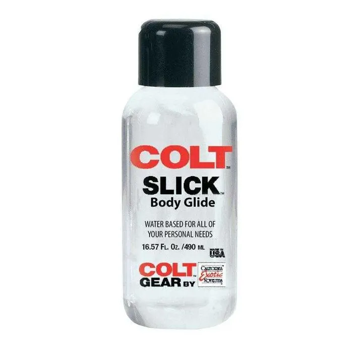 Colt Slick WaterBased Lubricant 1657 oz 490 ml California Exotic Novelties Inc Lubricants Colt Slick WaterBased Lubricant 1657 oz 490 ml California Exotic Novelties Inc Lubricants