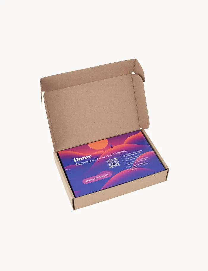 Couples Dame Products Gonorrhea Chlamydia STI Kit 1 Site