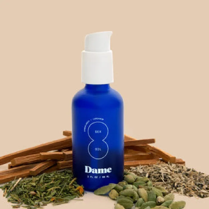 Dame Sex Oil for Intimate Massage with Melatonin Dame Products Couples