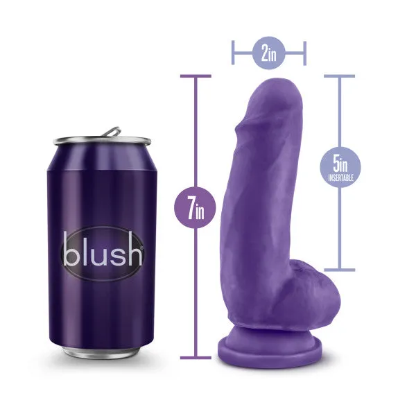 Dildos Blush Bold Beefy 7 Inch Dual Density Suction Cup Dildo Purple