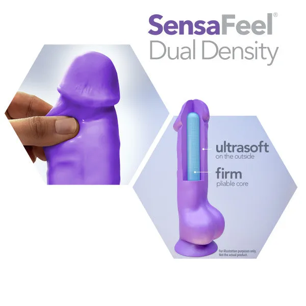 Dildos Blush Bold Beefy 7 Inch Dual Density Suction Cup Dildo Purple
