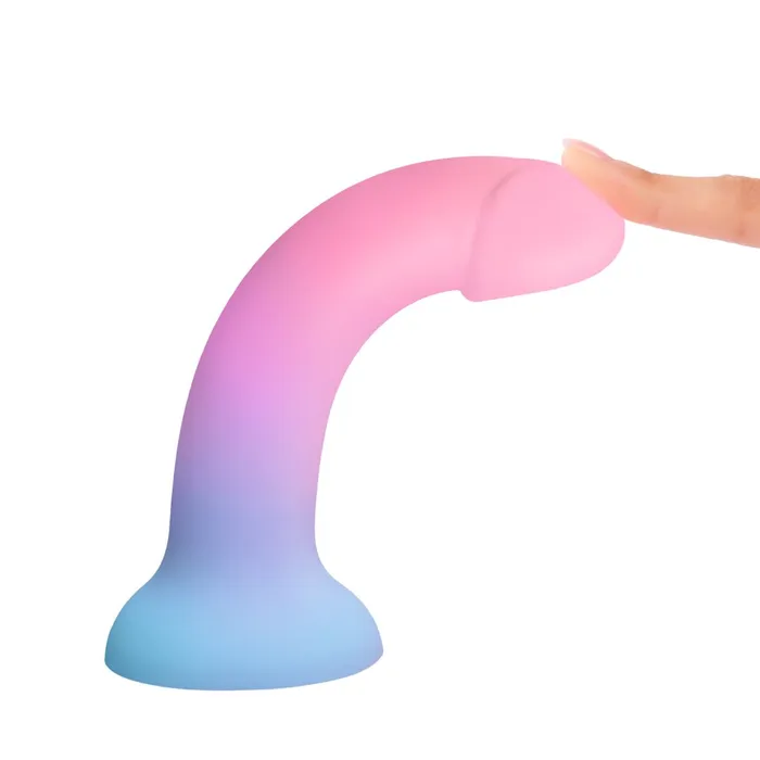 Dildos Lovely Planet Utopia Pink and Blue Ombre Silicone Dildo