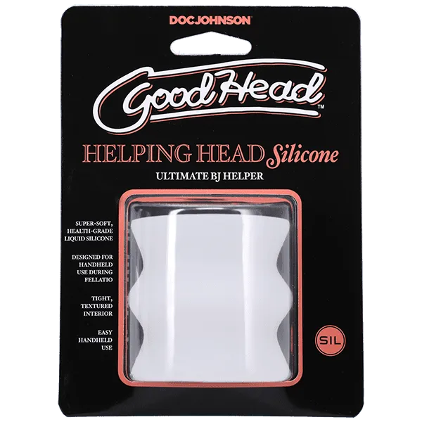 Doc Johnson Enterprises Male Sex Toys GoodHead Helping Head Silicone Ultimate BJ Helper