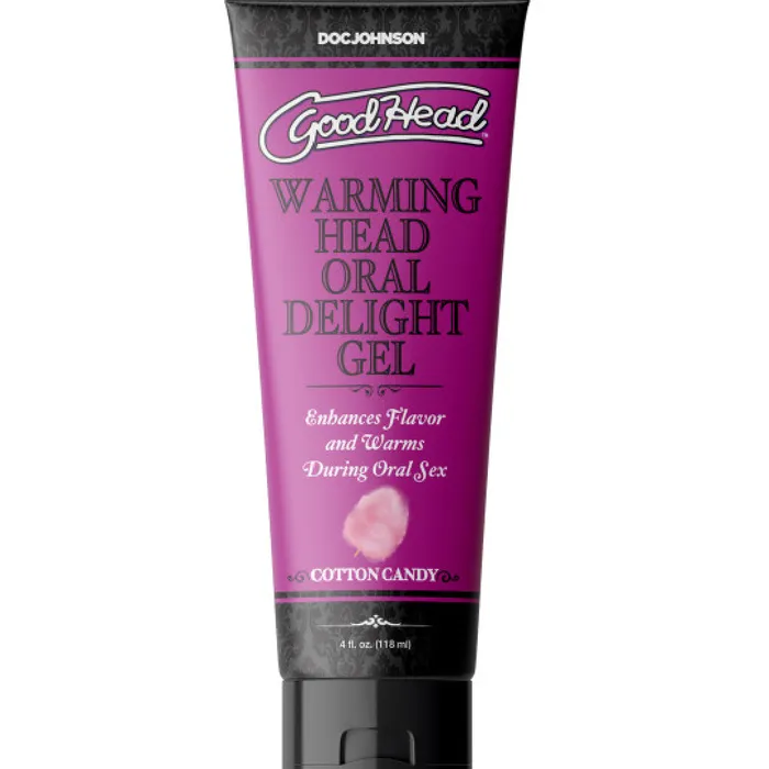 Doc Johnson GoodHead Warming Oral Delight Gel Cotton Candy 4 oz Enhancers