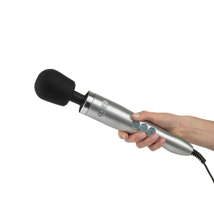 Doxy Vibrators Doxy Die Cast Extra Powerful Wand Vibrator Silver