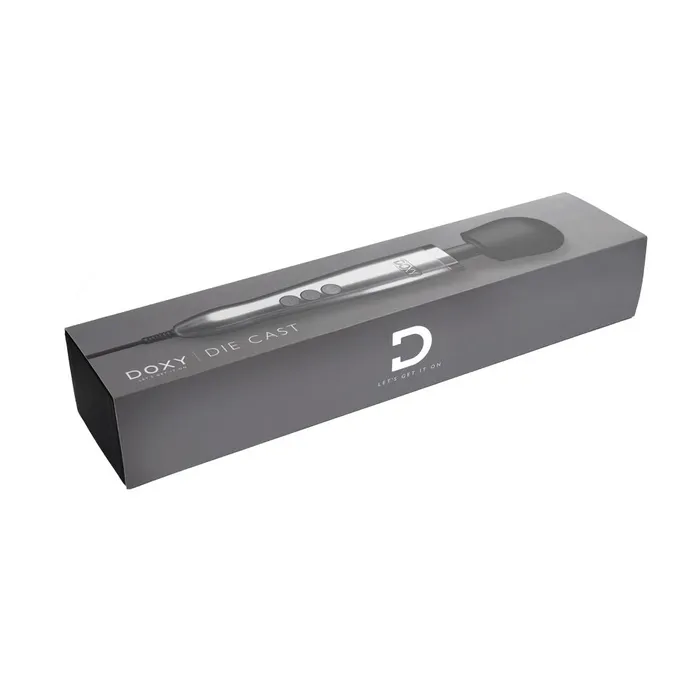 Doxy Vibrators Doxy Die Cast Extra Powerful Wand Vibrator Silver