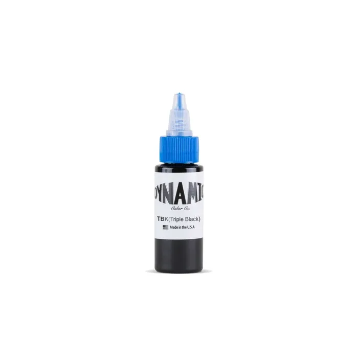 Dynamic Vibrators Dynamic Triple Black Tattoo Ink 1oz Bottle