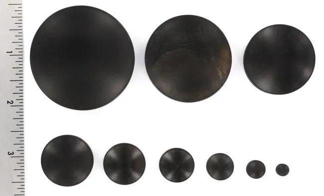 Elementals Organics Anal Solid Concave Areng Wood Plug Price Per 1