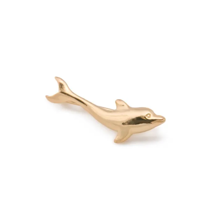 Elementals Organics Vibrators 18g Gold Plated Dolphin Ear Climbers Price Per 2