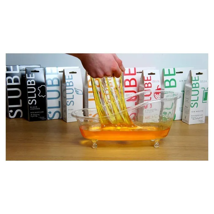 Enhancers Slube Pure Bath Based Lube 2 x 250g Sachets for 2 baths Double Pack Slube