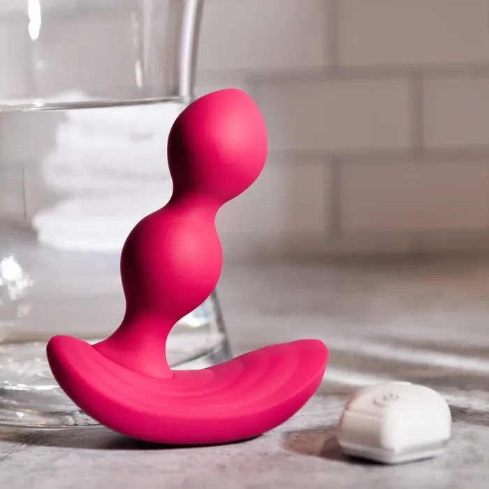 Evolved Novelties Male Sex Toys Bubble Butt Inflatable Vibrating Butt Plug with Remote