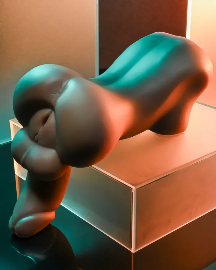 Evolved Novelties Male Sex Toys Gender X The Complete Package Masturbator Doll Chocolate