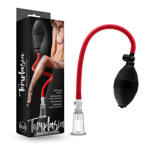 Female Sex Toys Blush Temptasia Beginners Breast and Clitoral Pumping System
