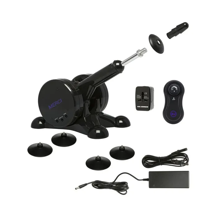 Female Sex Toys Doc Johnson Enterprises Merci Power Banger Fuck Machine with Wireless Remote