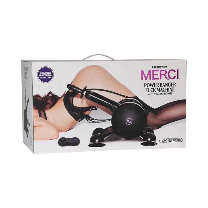 Female Sex Toys Doc Johnson Enterprises Merci Power Banger Fuck Machine with Wireless Remote