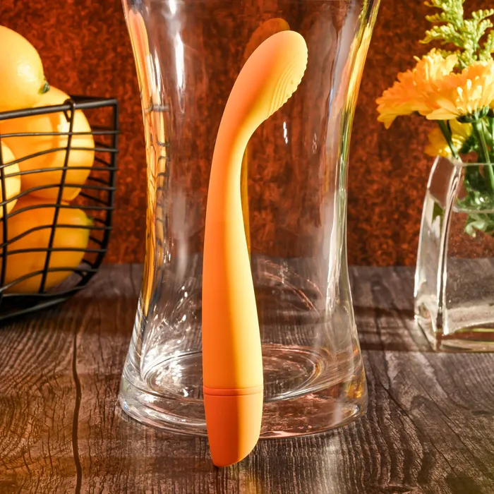 Female Sex Toys Evolved Novelties Lemon Squeeze Slim GSpot Beginner Vibrator Yellow