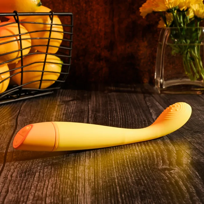 Female Sex Toys Evolved Novelties Lemon Squeeze Slim GSpot Beginner Vibrator Yellow