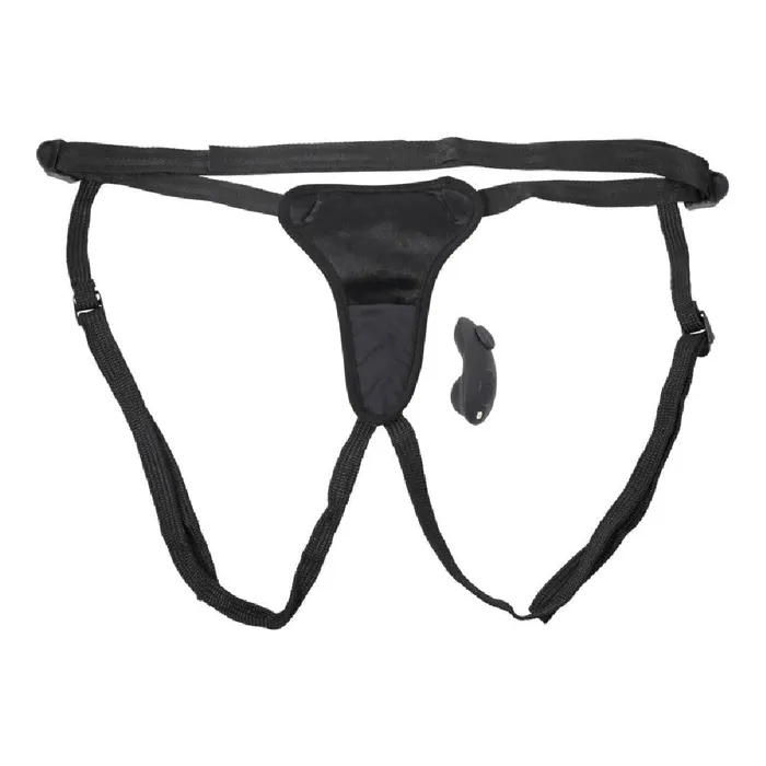 Female Sex Toys Hidden Pocket Strap On Harness With Remote Control Vibrator Sportsheets