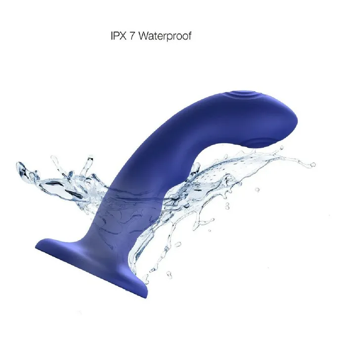 Female Sex Toys Lovely Planet Strap on Me GSpot Tapping Silicone Dildo Blue
