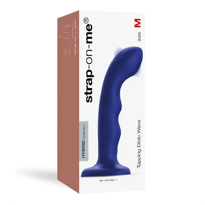 Female Sex Toys Lovely Planet Strap on Me GSpot Tapping Silicone Dildo Blue