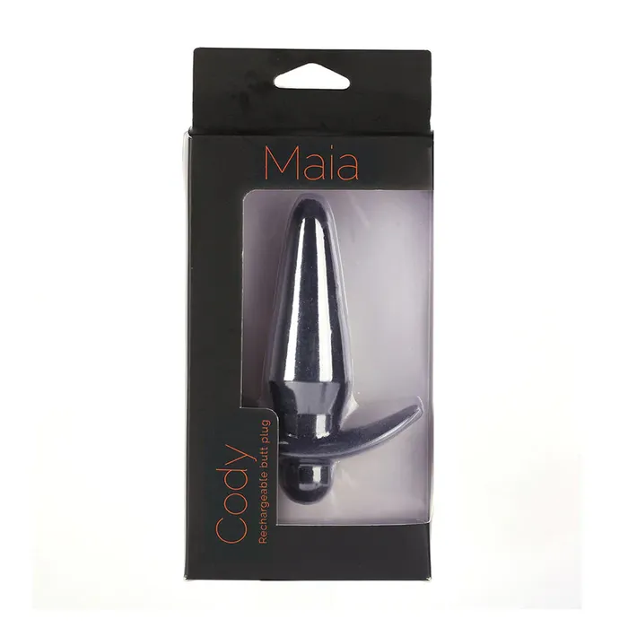 Female Sex Toys Maia Toys CODY USB Rechargeable Silicone 10Function Vibrating Anal Plug Bullet Vibrator