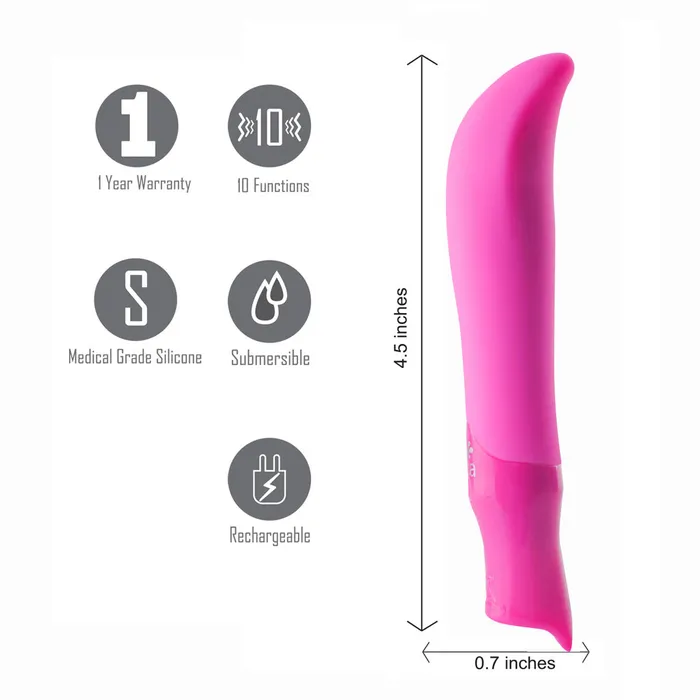 Female Sex Toys Maia Toys MAIA TOYS MADDIE USB Rechargeable Silicone 10Function GSpot Bullet Vibrator