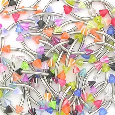 Female Sex Toys Painful Pleasures 16g 516 Eyebrow Rings with Acrylic Cones Price Per 10 Female Sex Toys Painful Pleasures 16g 516 Eyebrow Rings with Acrylic Cones Price Per 10
