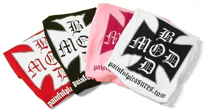 Female Sex Toys Painful Pleasures BodyMod by PainfulPleasures with Iron Cross on a Baby T or Regular T shirt Extremely Nice 3 Colors
