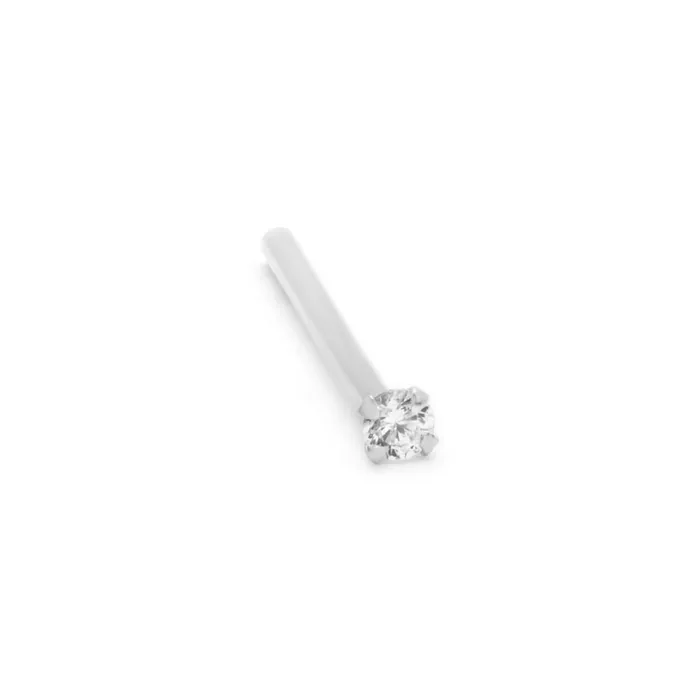 Female Sex Toys Tilum 20g 14kt White Gold Nose Fishtail with 15mm Crystal Jewel Tilum