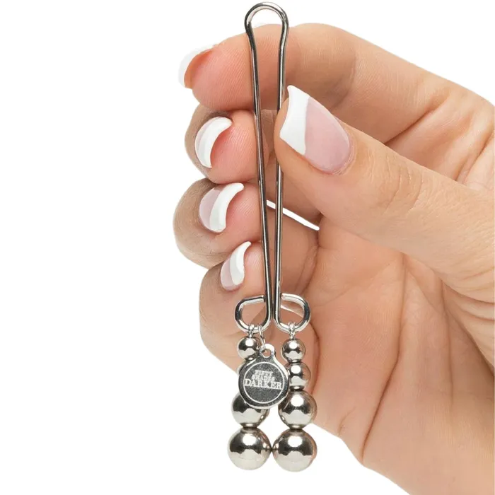 Fifty Shades of Grey Just Sensation Beaded Clitoral Clamp Lovehoney Vibrators Fifty Shades of Grey Just Sensation Beaded Clitoral Clamp Lovehoney Vibrators