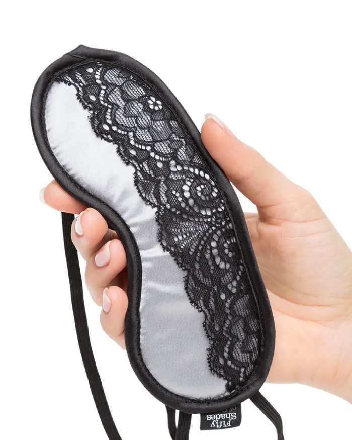 Fifty Shades Of Grey Play Nice Satin Lace Blindfold Lovehoney Vibrators