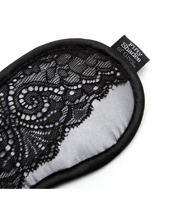 Fifty Shades Of Grey Play Nice Satin Lace Blindfold Lovehoney Vibrators