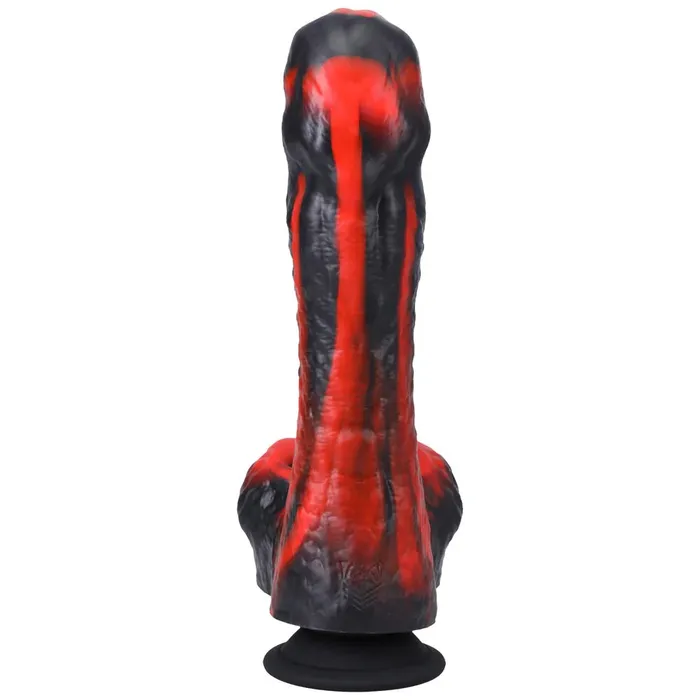 Fort Troff Tendril Thruster Mini Fuck Machine Rechargeable RemoteControlled Silicone 85 in Thrusting Dildo RedBlack Doc Johnson Enterprises Female Sex Toys