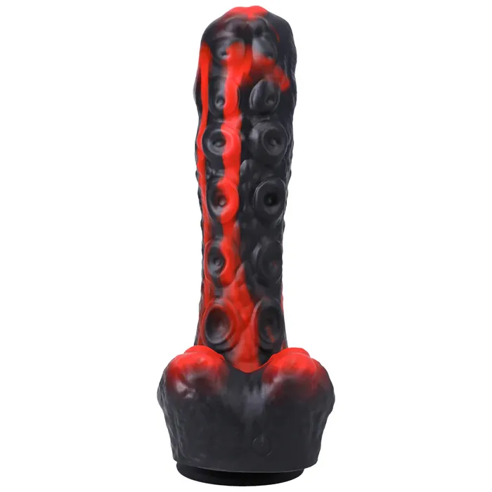 Fort Troff Tendril Thruster Mini Fuck Machine Rechargeable RemoteControlled Silicone 85 in Thrusting Dildo RedBlack Doc Johnson Enterprises Female Sex Toys
