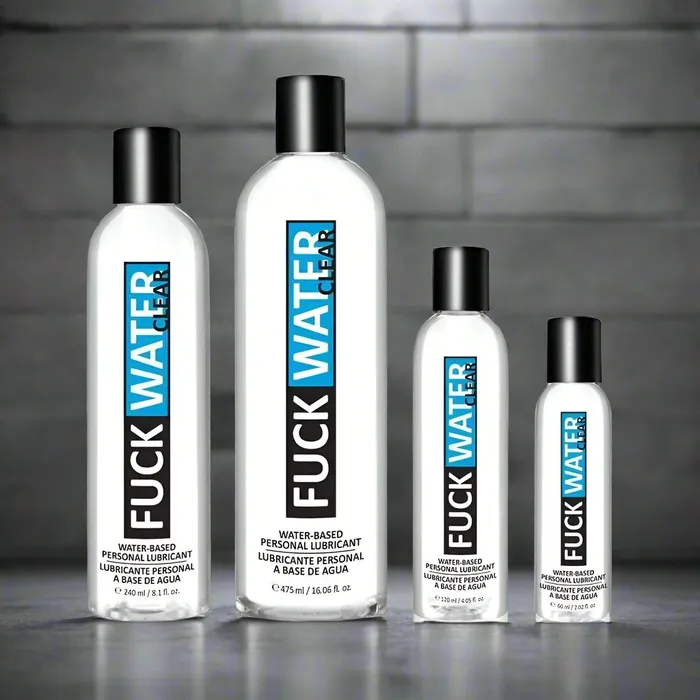 Fuck Water Clear WaterBased Personal Lubricant NonFriction Products Sexual Health Wellbeing Fuck Water Clear WaterBased Personal Lubricant NonFriction Products Sexual Health Wellbeing
