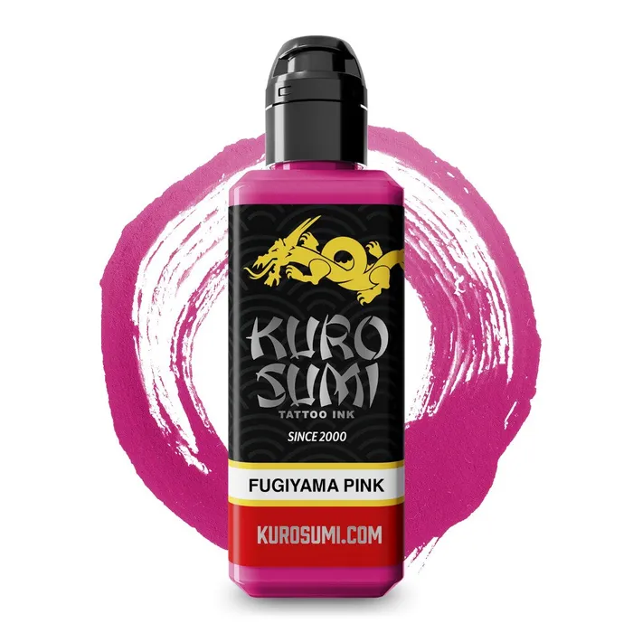 Fugiyama Pink Kuro Sumi Tattoo Ink Pick Size Kuro Sumi Vibrators