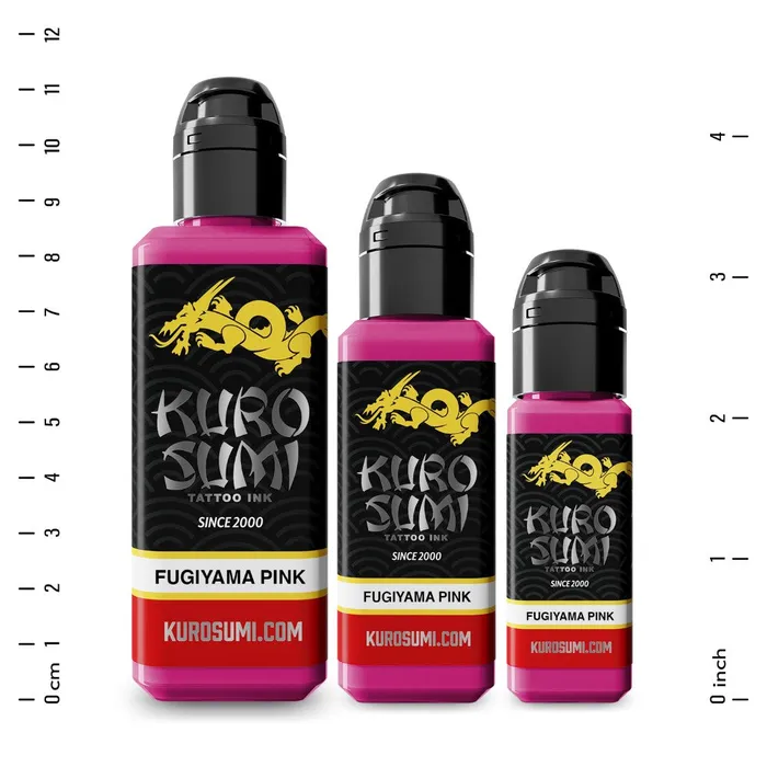Fugiyama Pink Kuro Sumi Tattoo Ink Pick Size Kuro Sumi Vibrators