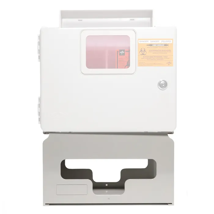 Glove Box Holder for Locking Wall Cabinet Medline Anal