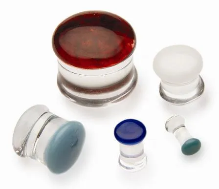 Gorilla Glass Color Front Double Flared Plug Price Per 1 Gorilla Glass Anal