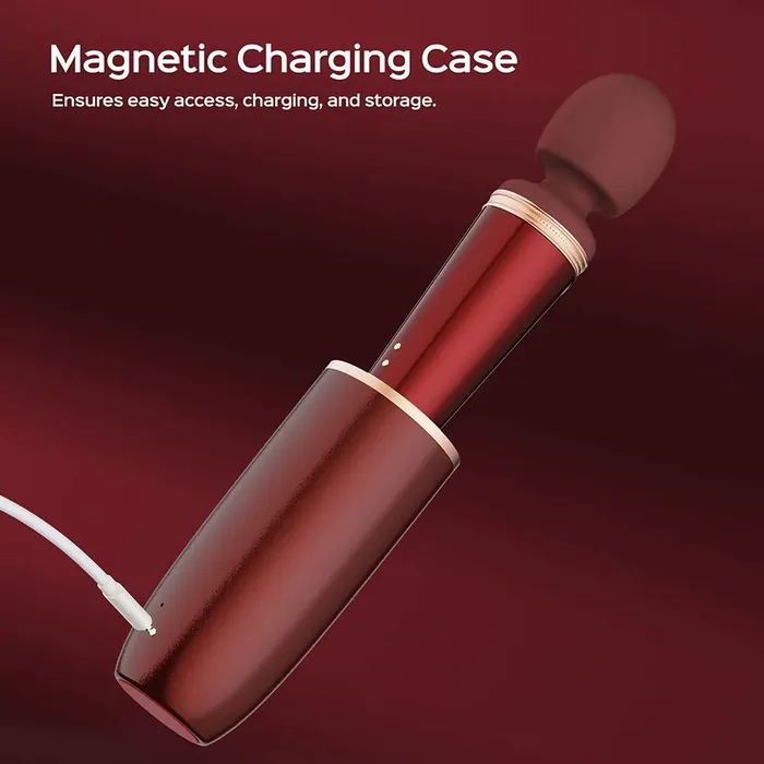 Honey Play Box Female Sex Toys Stormi Powerful Heating Wand Vibrator with Charging Case