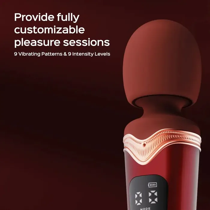 Honey Play Box Female Sex Toys Stormi Powerful Heating Wand Vibrator with Charging Case