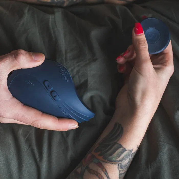 Hot Octopuss Pulse Duo Remote Controlled Vibrating Penis Masturbator Hot Octopuss Male Sex Toys