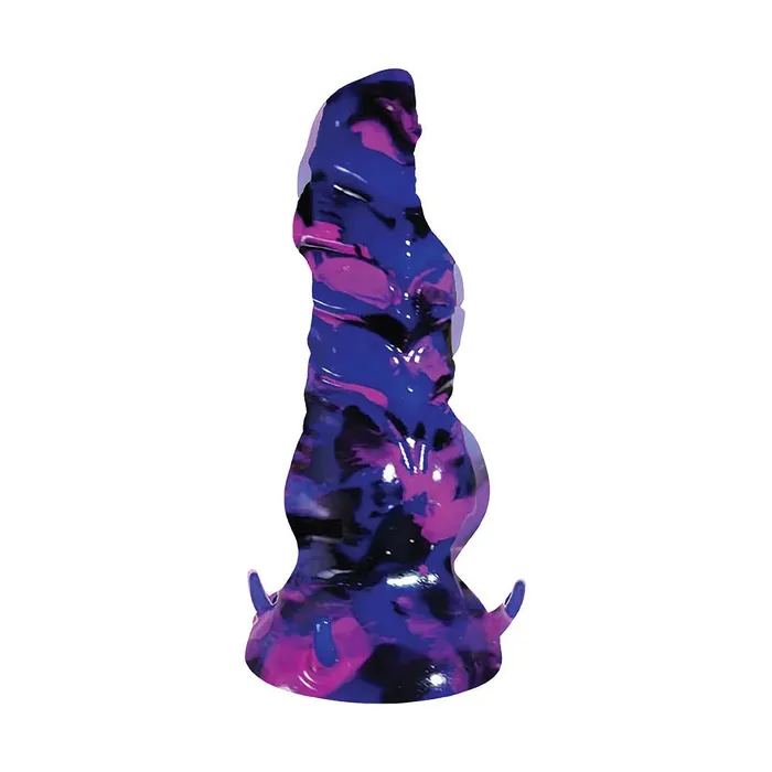 Hott Products Unlimited Female Sex Toys Monster Romance Horny Halfling with Vibrating Bullet Silicone Dildo 7 inch